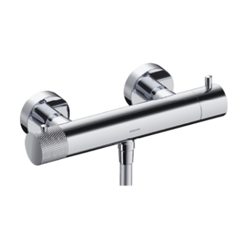 GRIFERÍA TERMOSTÁTICA EMPOTRADA DE DUCHA LOOP K ORO ROSA CEPILLLADO