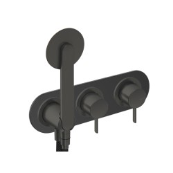 GRIFERÍA MONOMANDO OVAL DE DUCHA DEDAL PIN RAW METAL