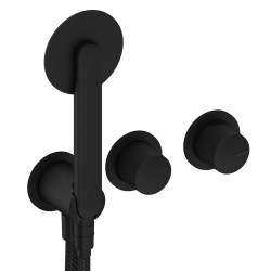 GRIFERÍA MONOMANDO DE DUCHA DEDAL NEGRO MATE