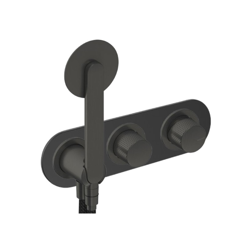 GRIFERÍA MONOMANDO DE DUCHA DEDAL ORO RAW METAL