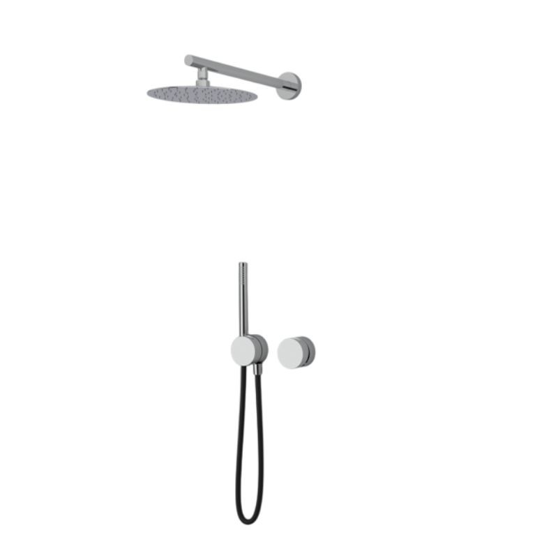 KIT GRIFERÍA MONOMANDO DE DUCHA 2 SALIDAS INCOOL CROMO