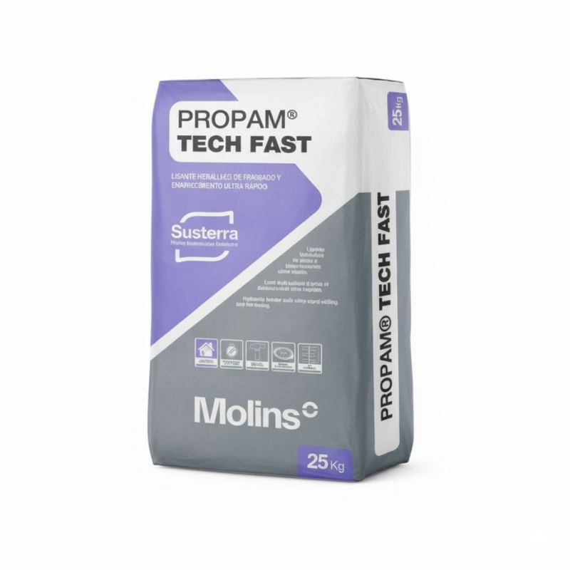 Mortero Propam Tech Fast Gris 5 Kg