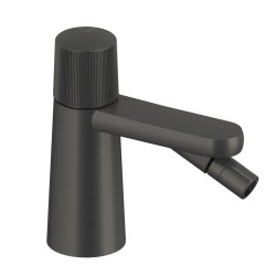 MONOMANDO DE BIDÉ DEDAL PLISSÉ RAW METAL