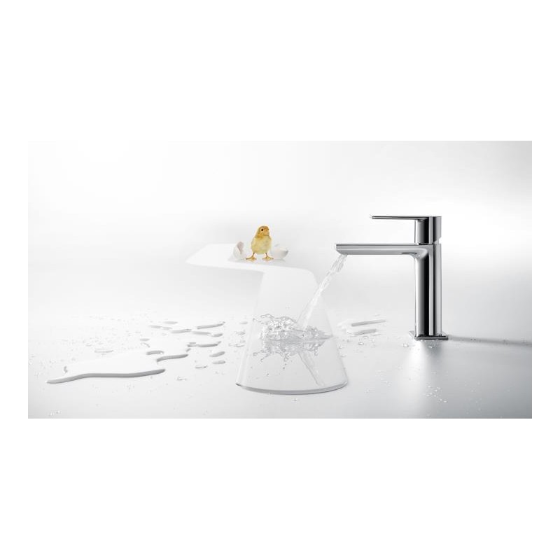 MONOMANDO DE LAVABO CASCADA MANETA LOFT CROMO BRILLO