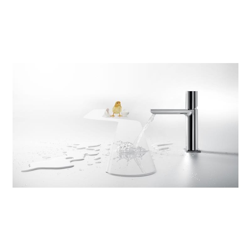 MONOMANDO DE LAVABO CASCADA VOLANTE LOFT CROMO BRILLO