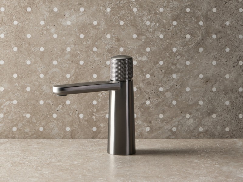 MONOMANDO DE LAVABO DEDAL RAW METAL