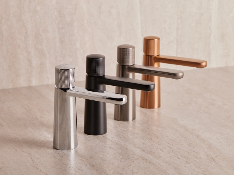 MONOMANDO DE LAVABO DEDAL RAW METAL