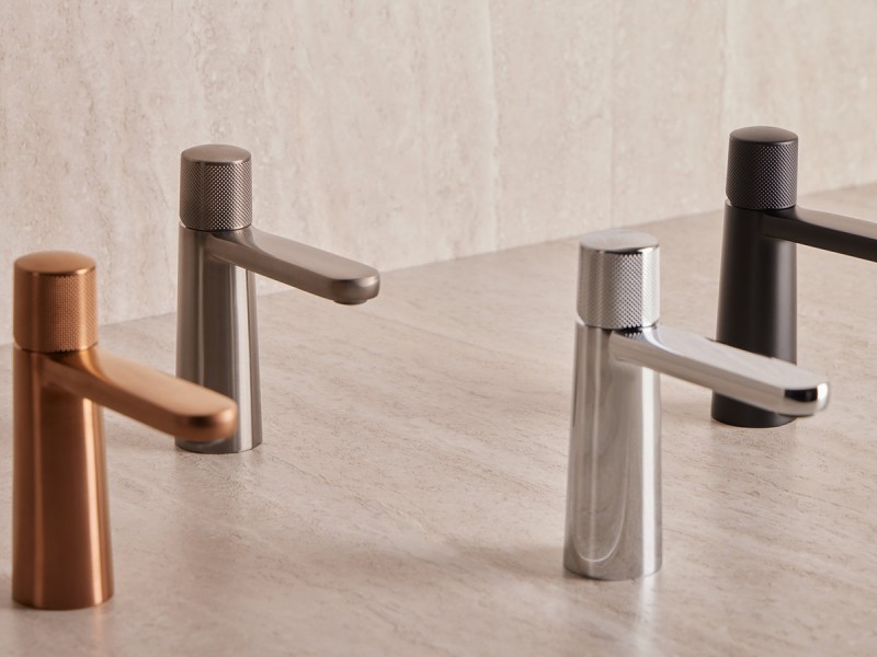 MONOMANDO DE LAVABO DEDAL RAW METAL