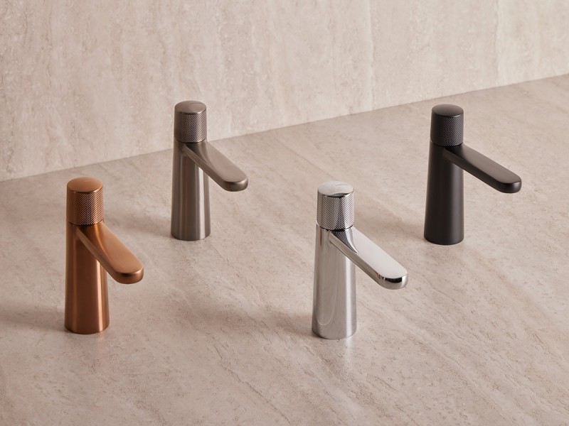 MONOMANDO DE LAVABO DEDAL RAW METAL