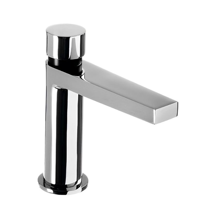 TEMPORIZADO DE LAVABO DE 1 AGUA CON PREMEZCLADOR CROMO BRILLO