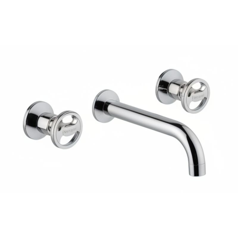 BIMANDO DE LAVABO MURAL ROTARY CROMO BRILLO