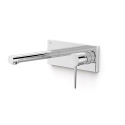 MONOMANDO DE LAVABO DE MURAL MAX CROMO BRILLO