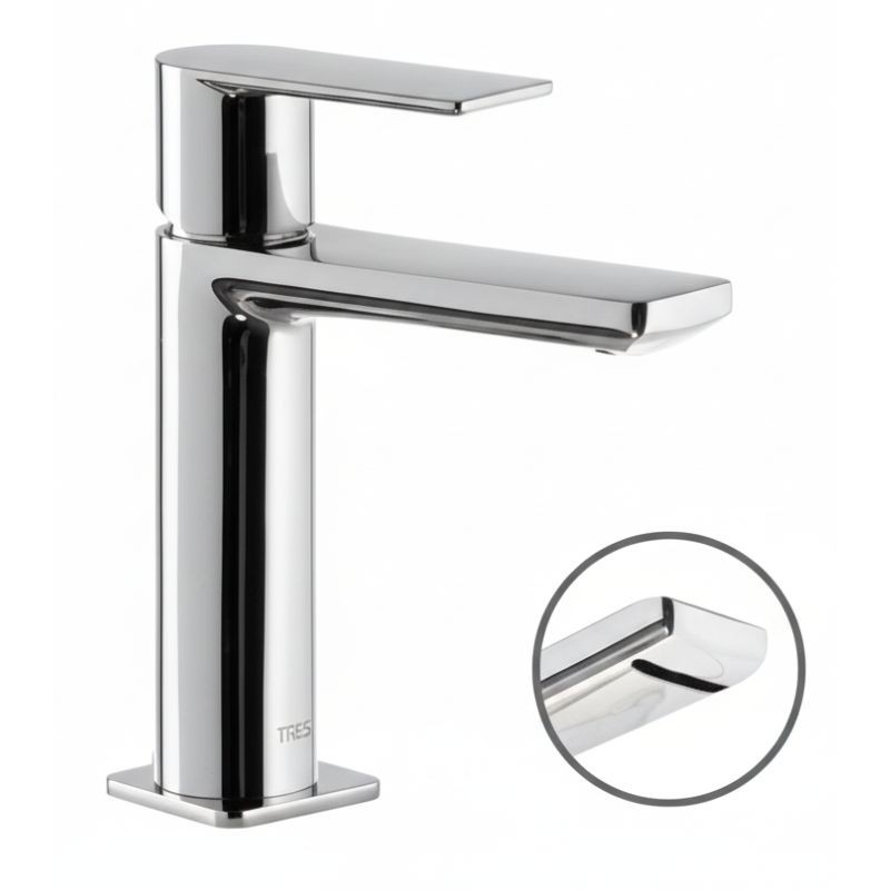 MONOMANDO DE LAVABO CASCADA MANETA LOFT CROMO BRILLO