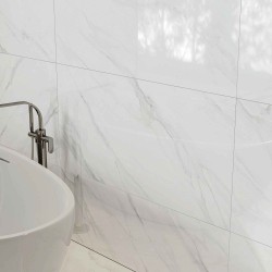 Azulejo efecto Mármol Blank de Durstone para Baño