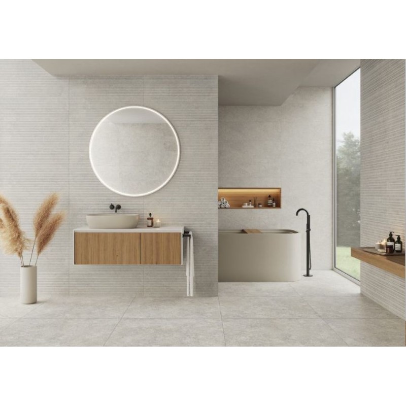 OREGON GREY MATE 33,3X90 RECTIFICADO