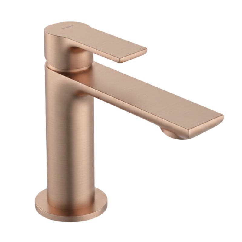 MONOMANDO DE LAVABO TOKE ORO ROSA CEPILLADO