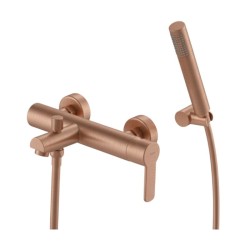 GRIFERÍA MONOMANDO DE BAÑERA TOKE ORO ROSA CEPILLADO