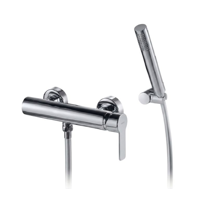 GRIFERÍA MONOMANDO DE DUCHA TOKE CROMO BRILLO CON EQUIPO