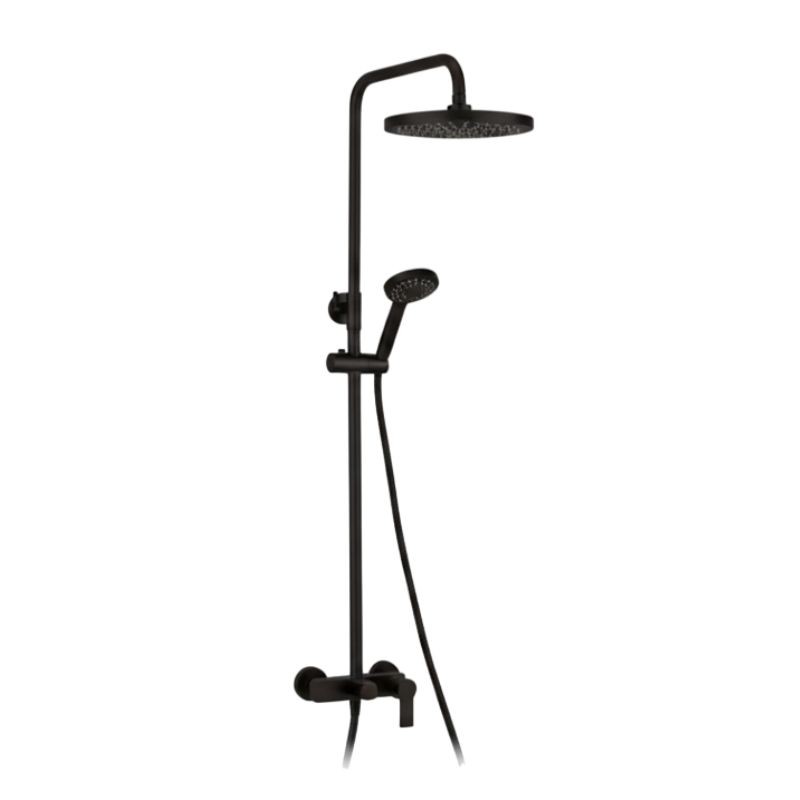 KIT COLUMNA MONOMANDO DE DUCHA TOKE NEGRO