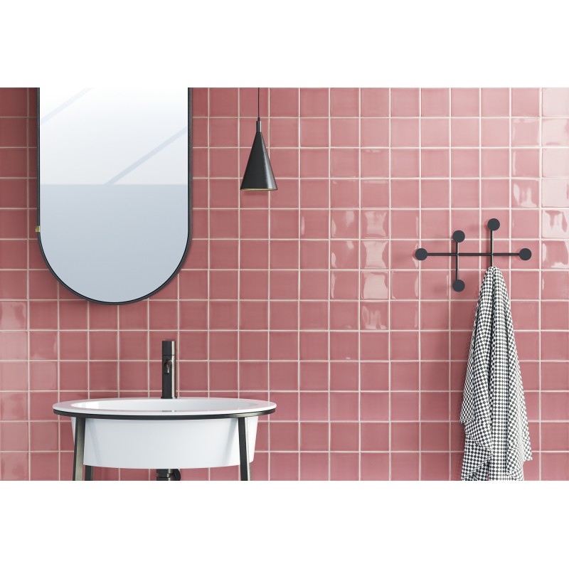 URBAN ATELIER ROSA CLARO BRILLO 14X14