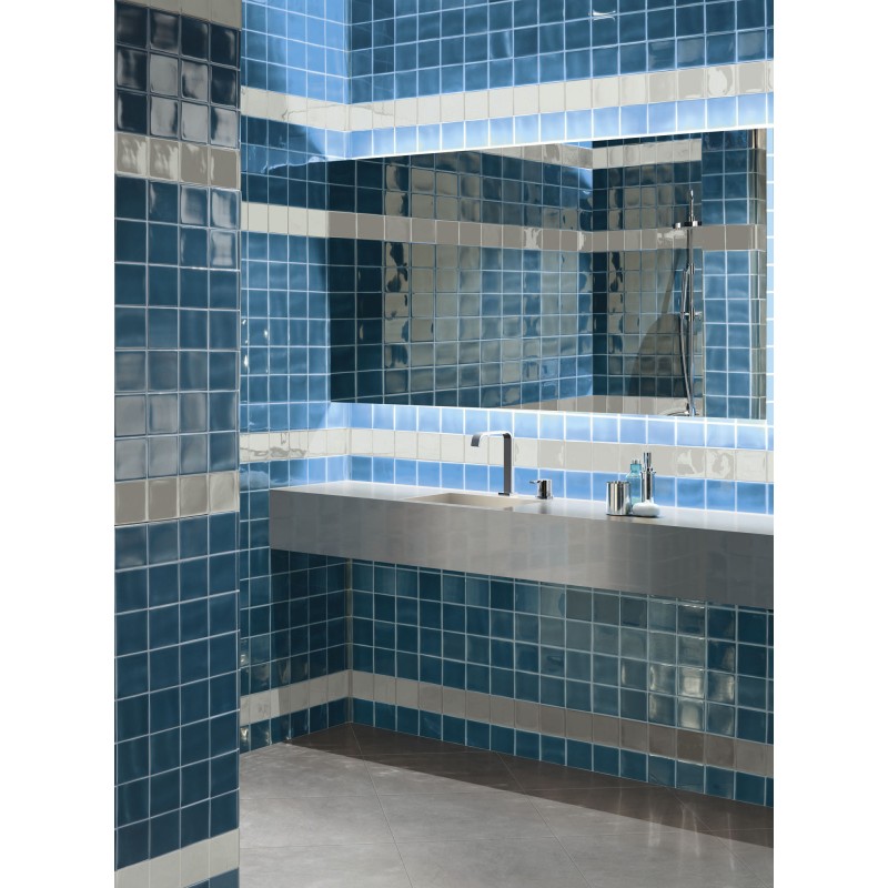 URBAN ATELIER CINZA CLARO BRILLO 14X14