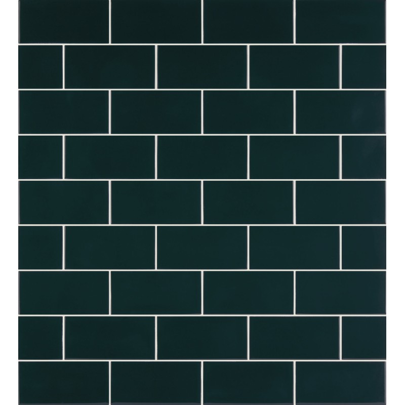 URBAN ATELIER VERDE NEGRO BRILLO 7X14