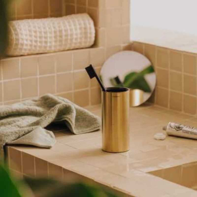 Portacepillos de encimera mate mate Logic - Ferrolan