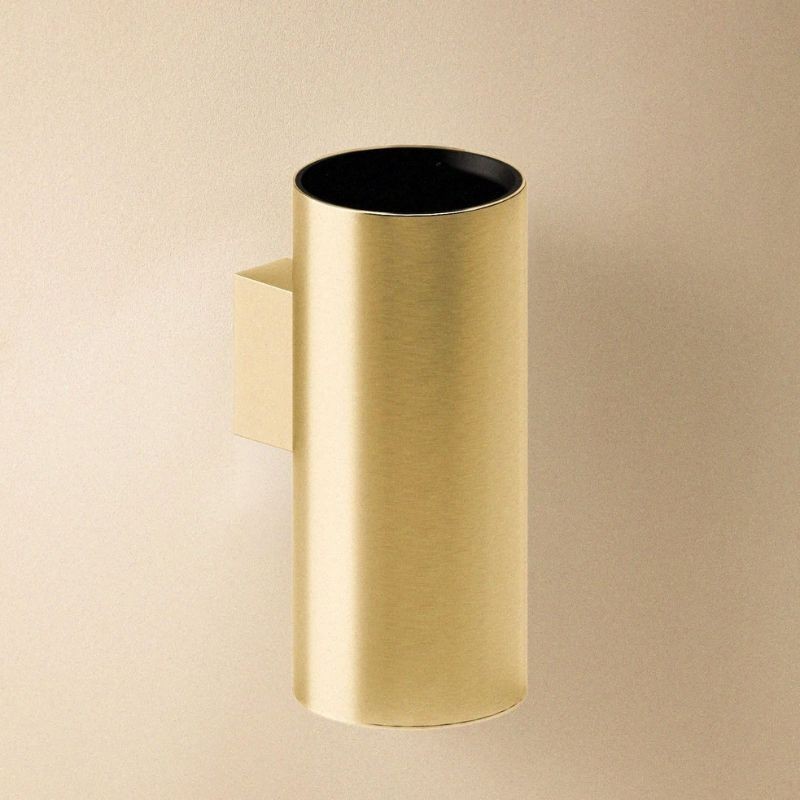 LOGIC PORTACEPILLOS PARED ORO CEPILLADO