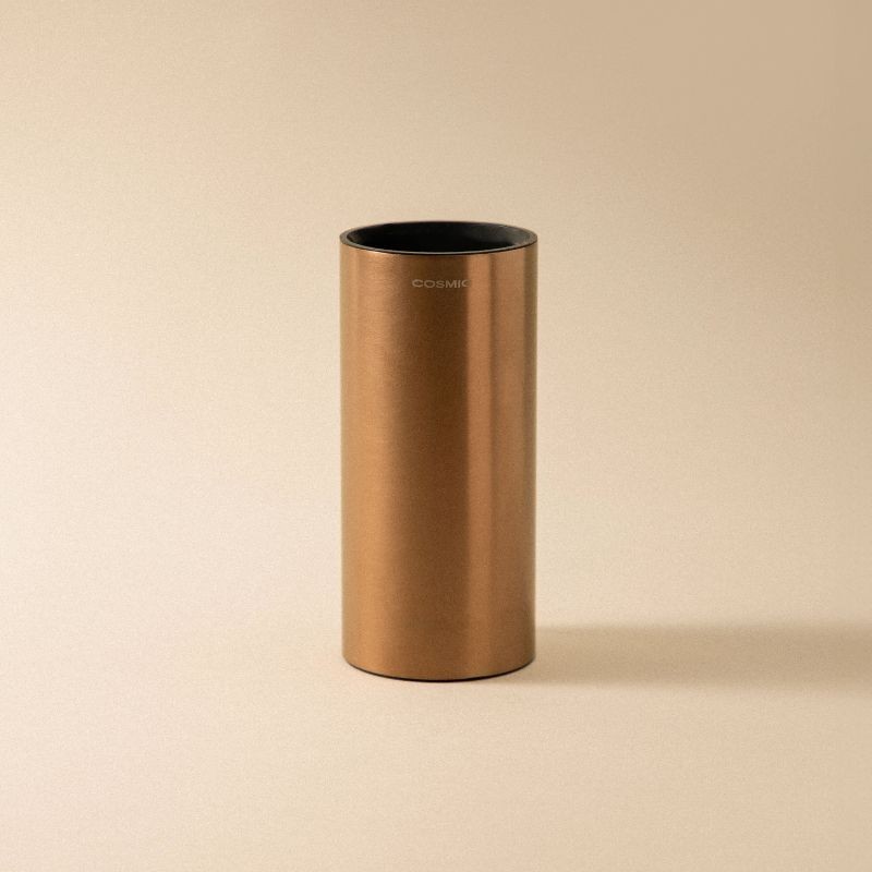 LOGIC PORTACEPILLOS ENCIMERA COBRE CEPILLADO