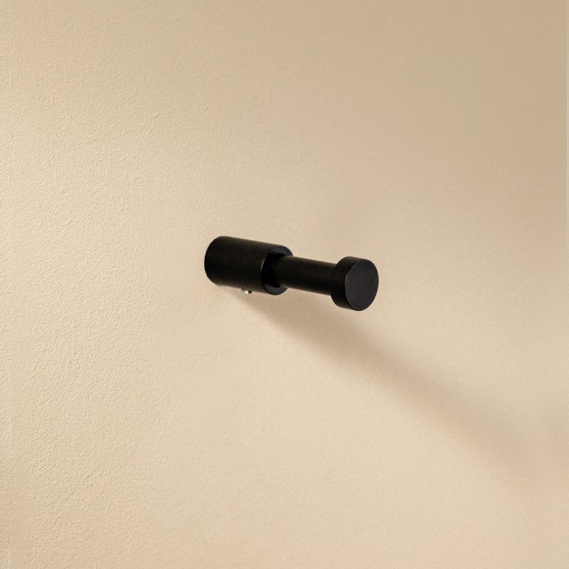 LOGIC COLGADOR CABIDE NEGRO MATE