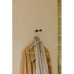 LOGIC COLGADOR CABIDE NEGRO MATE