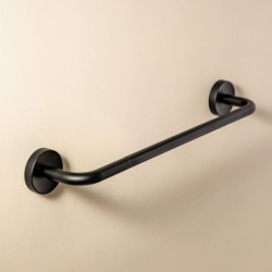 GEYSER TOALLERO 40 CM NEGRO MATE