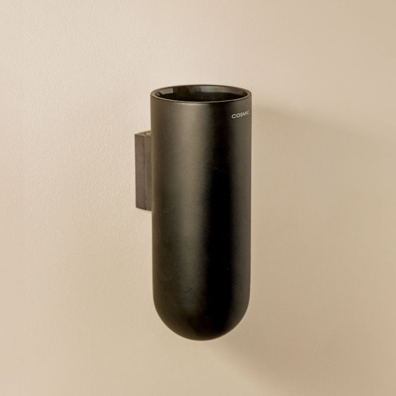 GEYSER PORTACEPILLOS PARED NEGRO MATE