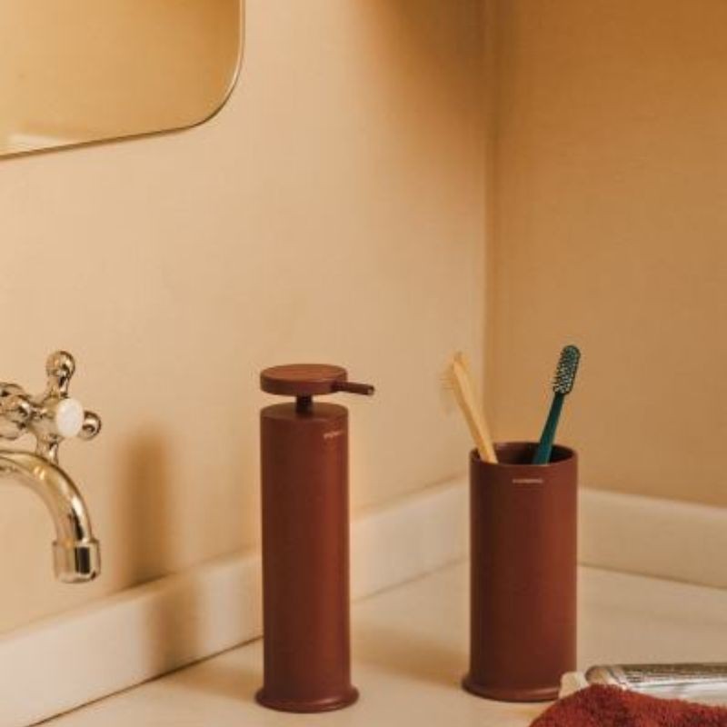 Dosificador jabón encimera Geyser terracotta