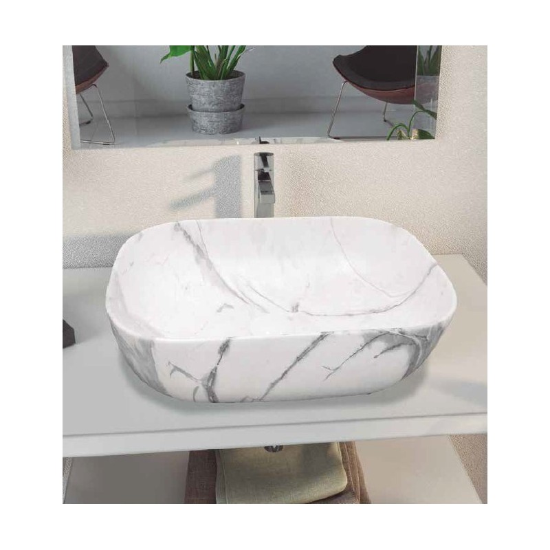 LAVABO ORTA BLANCO SATINADO 46X32,5X13,5