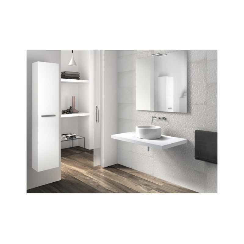 LAVABO TERRA BLANCO BRILLO 39X39X15