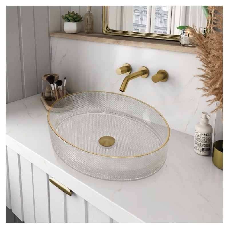 LAVABO VIENA CRISTAL 37,5X50X13