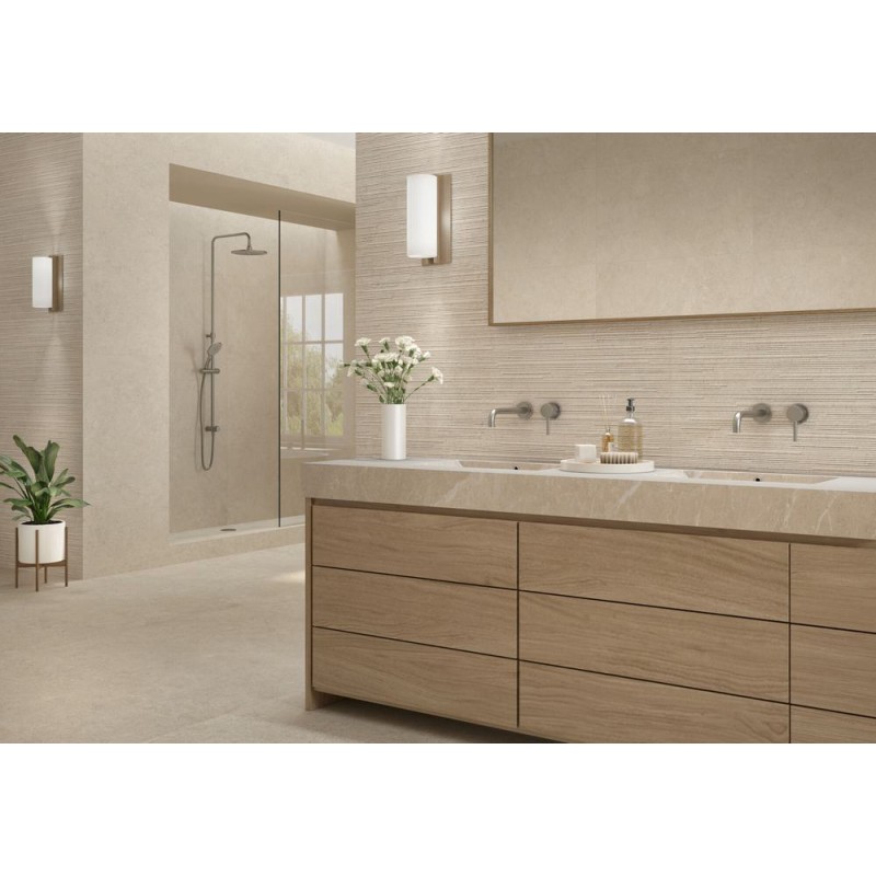 VERSA BEIGE SHAPED 100X100 RECTIFICADO