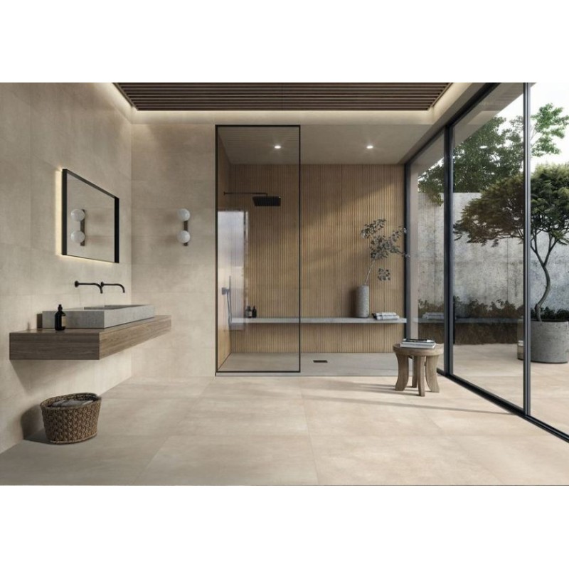 SCALA BEIGE NATURAL 100X100 RECTIFICADO