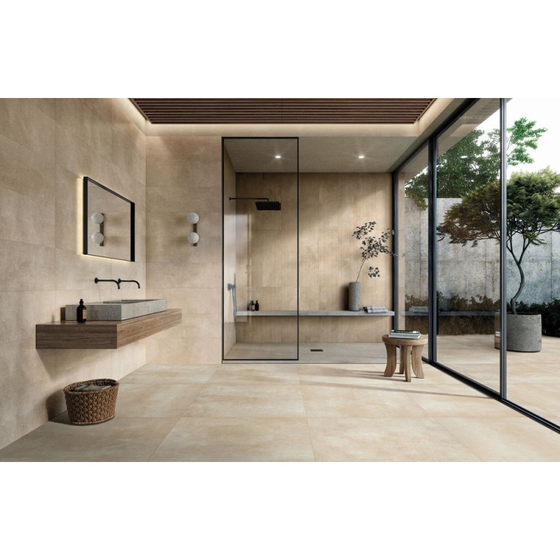 SCALA BEIGE NATURAL 100X100 RECTIFICADO