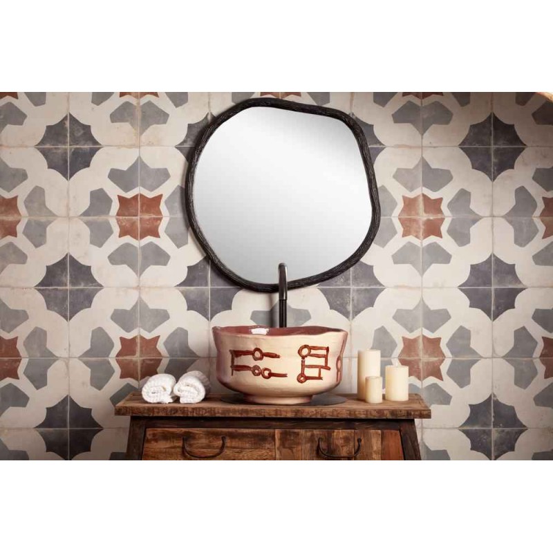 FS FARFALLA BLUE NATURAL 45X45