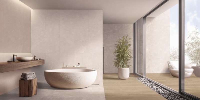 SERENE SAND WALL DECOR SHAPED 60X120 RECTIFICADO