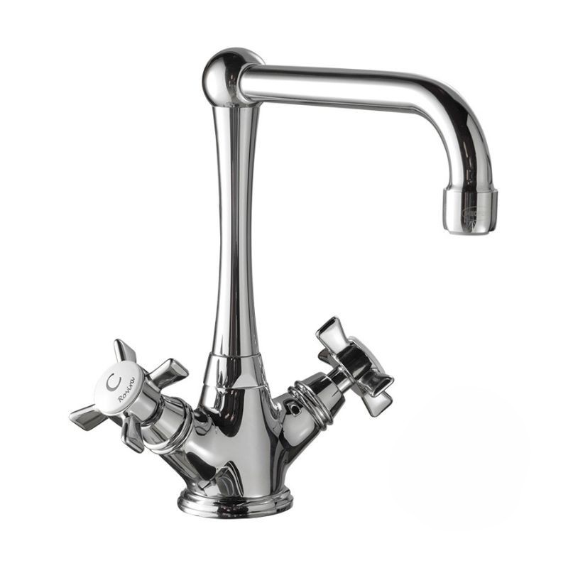 GRIFERÍA DE LAVABO CAÑO GIRATORIO 1880 CROMO