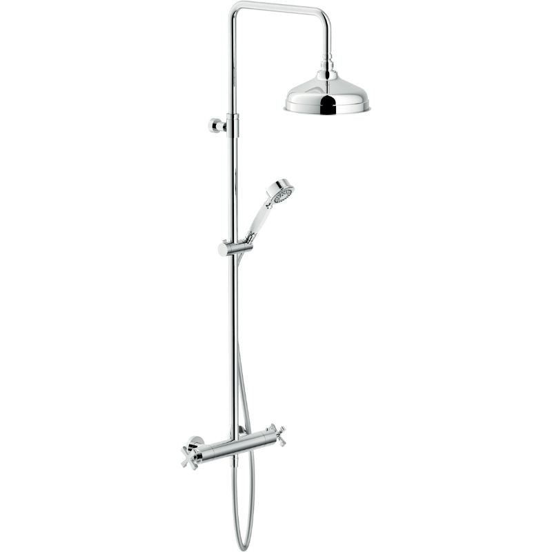COLUMNA DE DUCHA TERMOSTÁTICA CARLOS PRIMERO CROMO