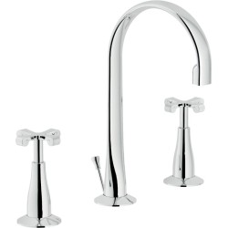 GRIFERÍA DE BAÑERA BIMANDO ALTO CARLOS PRIMERO CROMO