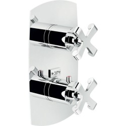 TERMOSTÁTICO EMPOTRADO 2 VÍAS CARLOS PRIMERO CROMO