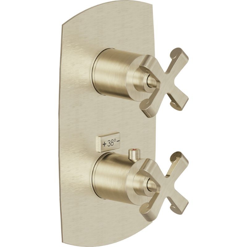 TERMOSTÁTICO EMPOTRADO 2 VÍAS CARLOS PRIMERO MIELE PVD