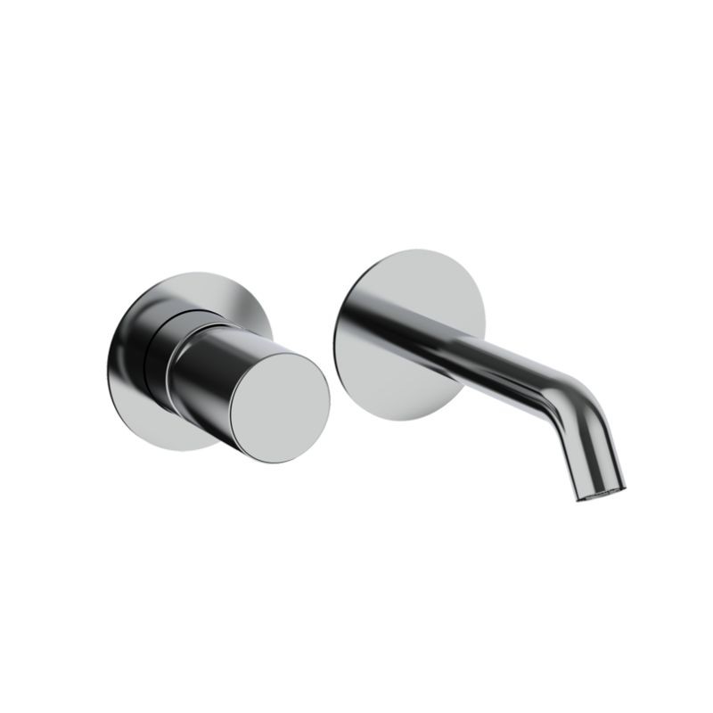 MONOMANDO DE LAVABO EMPOTRADO CAÑO 11CM INCOOL CROMO