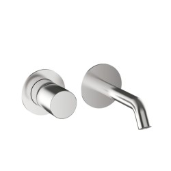 MONOMANDO DE LAVABO EMPOTRADO CAÑO 11CM INCOOL ACERO PVD