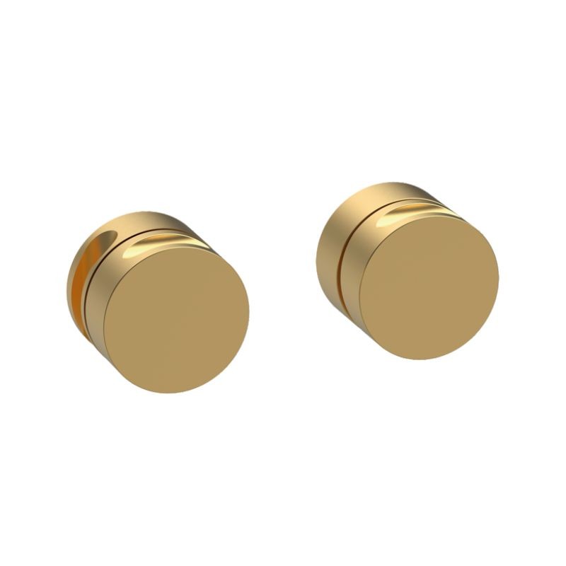 GRIFERÍA MONOMANDO DE DUCHA 2 SALIDAS CON SOPORTE INCOOL ORO CEPILLADO PVD